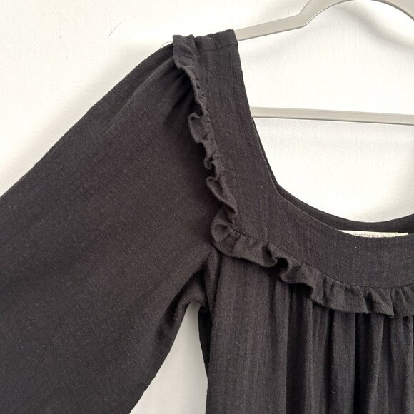 Christy Dawn The Elodie Dress in Black Wide Sleeves Back Tie Women’s Size Small - Picture 5 of 8